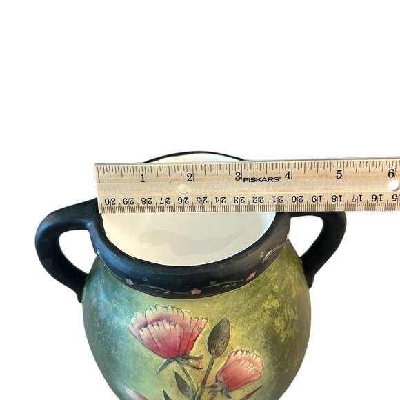 Lang Candles Melting Bean Pot Candle Warmer - "Romance 'n Blooms” - Never Used! - Picture 15 of 15